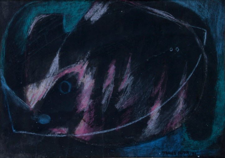 Oliva, Tomas. Untitled. 1991. Pastel on paper. 12" x 18". $1,500.00