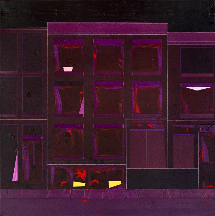 Alvaro Labañino, Date With Destiny, 2018, Oil on canvas, 36 x 36