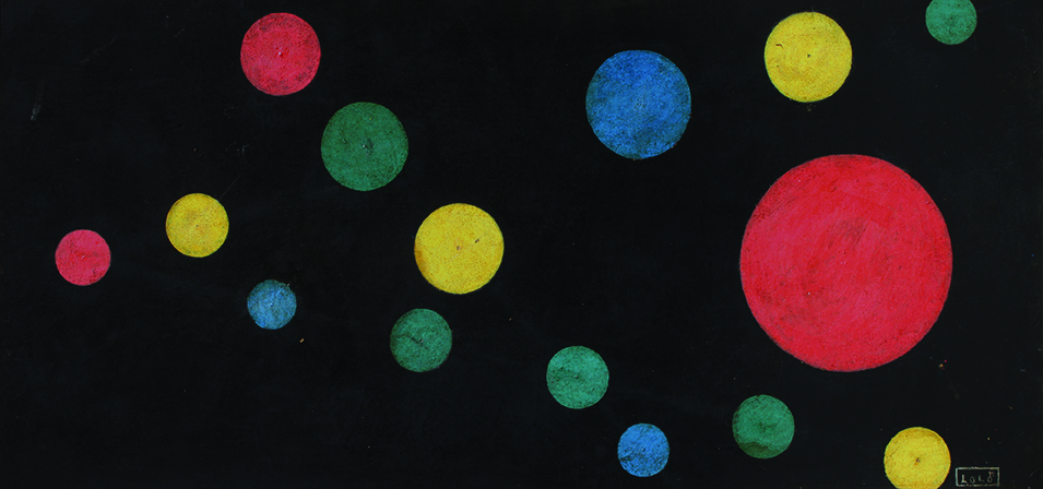 Loló Soldevilla, Untitled, 1954, mixed media, 14 x 30”